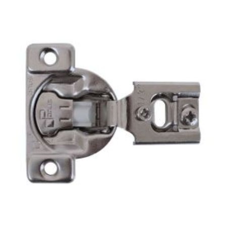 Compact Hinges Nickel 105 degree 1/2 Overlay Soft Close Compact Face Frame Hinge 10PK PI.H294-SCx10